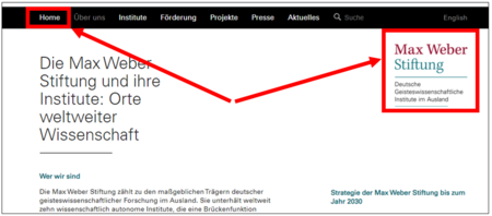 Zur Startseite zurückkehren